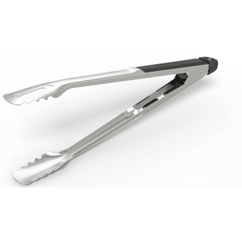 Vermont Castings Stainless Steel BBQ Grill Tongs with Soft-Grip Handle